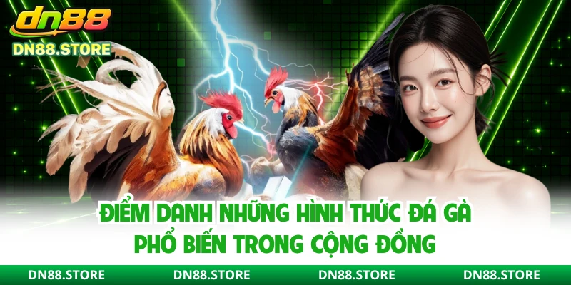 Điểm danh những hình thức đá gà phổ biến trong cộng đồng 